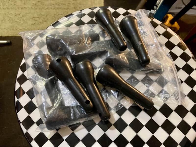 NEW OLD STOCK (lot of 10) Unbranded Trumpet Mouthpiece Pouch Rubber Pouches pocket protector image 1