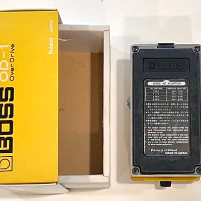 Boss OD-1 in Original Box Over Drive (Black Label) 1977 - 1985 Great Condition Fast Ship!! image 3
