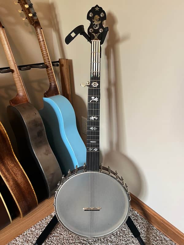2008 Chanterelle Banjo Gryphon Inlay Mike Ramsey image 1