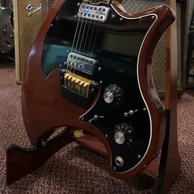 1970's Ovation Breadwinner Brown Mahogany Electric Guitar image 2