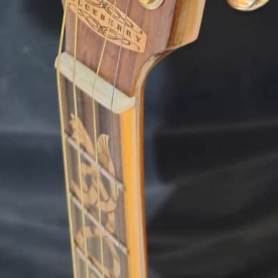 Blueberry NEW IN STOCK Handmade TENOR Guitar Celtic Motif image 5
