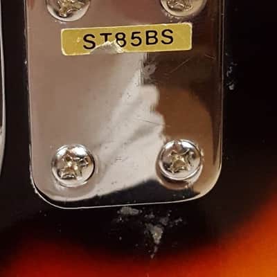 Global Jazz Bass Copy ST85BS 1970s Sunburst image 9