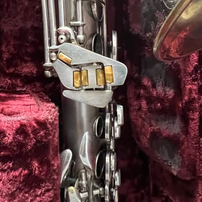 C.G. Conn Chu Berry Transitional Alto Sax 1933 - Silver image 9
