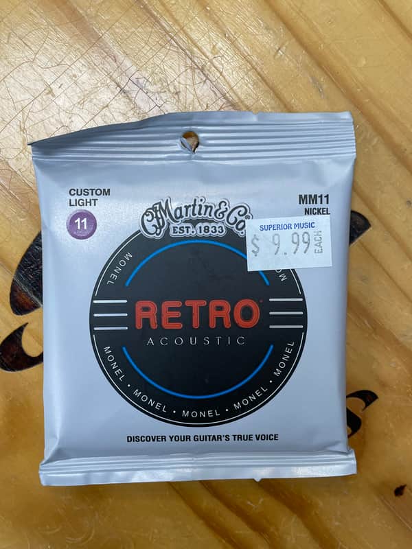 Martin MM11• Nickel • Retro acoustic Strings image 1