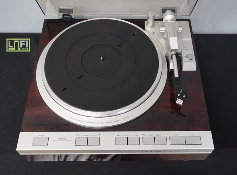 Denon DP-47F Vintage Fully Automatic Direct Drive Vinyl Turntable - 100V image 1