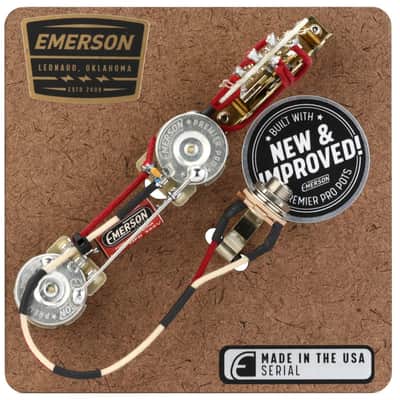Emerson Custom USA Prewired Kit for 4-Way Fender Tele/Telecaster w/ 250k Pots