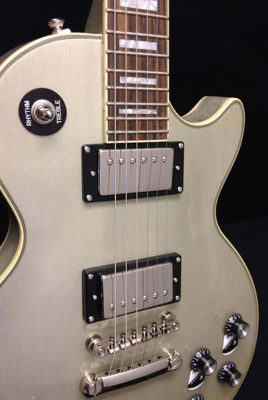 Epiphone TV Silver Les Paul Custom Pro Ltd Ed Electric Guitar | Reverb