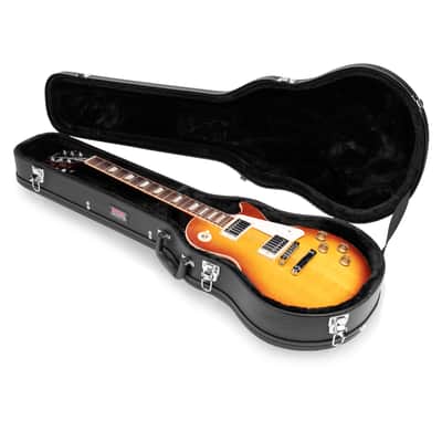 Gator Gator Cases Hard-Shell Wood Case for Gibson Les Paul Guitars (GWE-LPS-BLK) image 2
