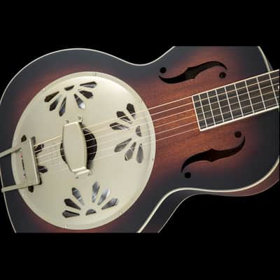 Gretsch G9240 Alligator Mahogany Round Neck Resonator - 2-Color Sunburst image 4