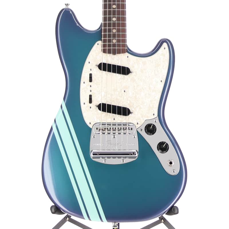 Fender Certified Pre-Owned Vintera II '70s Competition Mustang, Rosewood Fingerboard, Competition Burgundy (S12) (67841)