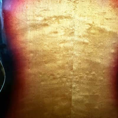 1960s Terada-T Haruo C-312 Folk Guitar Sunburst Solid Spruce/Maple Nylon String, Luthier Restored image 10