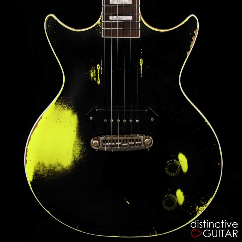 Rock N Roll Relics Starfighter Jr - Black over Neon Yellow image 1