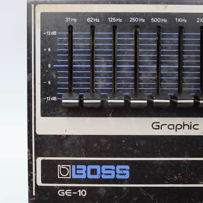 Boss GE-10 Graphic Equalizer Made in Japan Vintage Guitar Effect Processor 030230 image 2