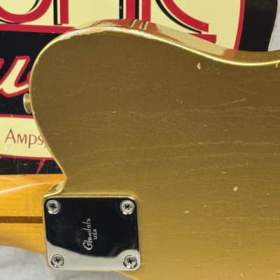 Fender USA Custom Shop Limited Edition Full Throttle Esquire Relic Telecaster Guitar with Case 2003 - Gold / Maple neck image 11