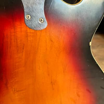 Vintage Mosrite Combo Bass 1960s Hollowbody image 8