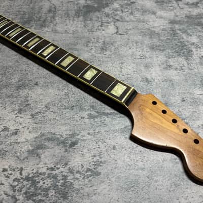 Real Life Relics Jazzmaster® Strat® Stratocaster Neck Nitro Roasted Maple With Bound Rosewood Fingerboard Block Inlays  Large Headstock JMRMR #1