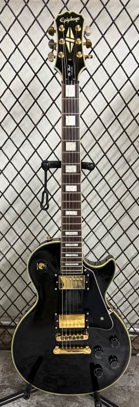 Epiphone Les Paul Custom 2008 - Black With Gator Case image 1