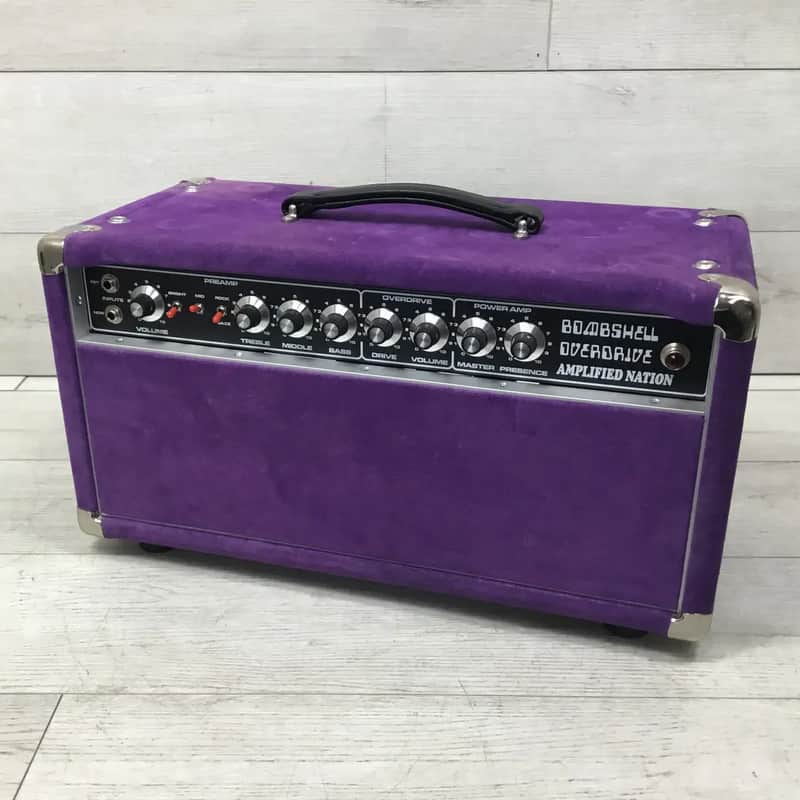 Amplified Nation Bombshell Overdrive Head 22W 6V6 - Purple Suede image 1