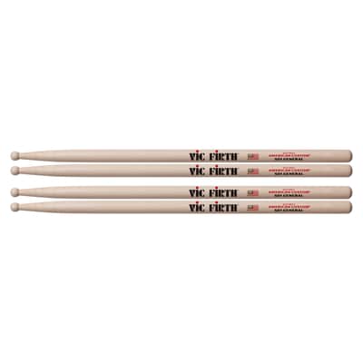 Vic Firth SD1 General Wood Tip Drum Sticks (2 Pair Bundle)