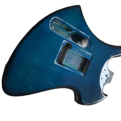 Transparent Blue Guitar Mockingbird Style Basswood Body image 4