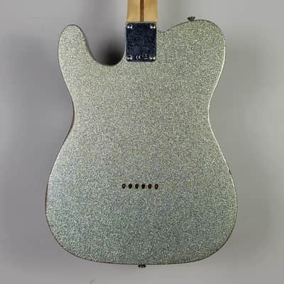 2017 Fender Brad Paisley Road Worn Telecaster - Silver Sparkle image 2