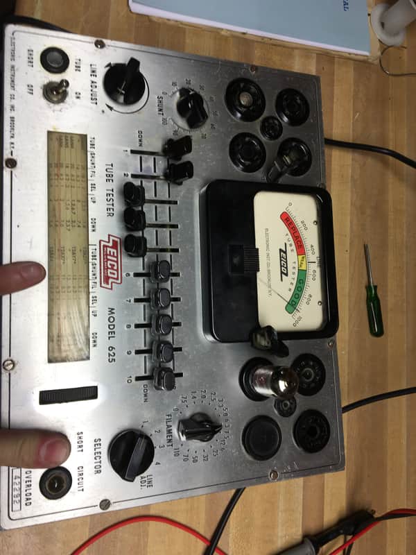 Eico 625 Tube Tester Gray image 1