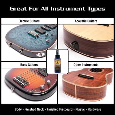 Music Nomad 3 Pc Premium Guitar Care Kit - Guitar ONE, F-ONE Oil & Cloth - MN140 image 5
