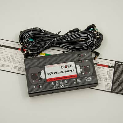 CIOKS DC7 9-18VDC "VHS Retro Graphics" Isolated 7-Outlet Pedalboard Power Supply image 2
