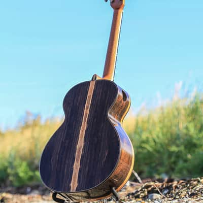 TreeHouse OMZ Acoustic Guitar - Italian Spruce over Ziricote image 3