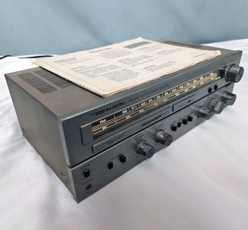 Realistic STA-204 AM/FM Stereo Receiver - 1983 - Silver image 1