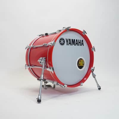 YAMAHA 9000 RECORDING CUSTOM HOT RED 18x14 BASS DRUM image 4