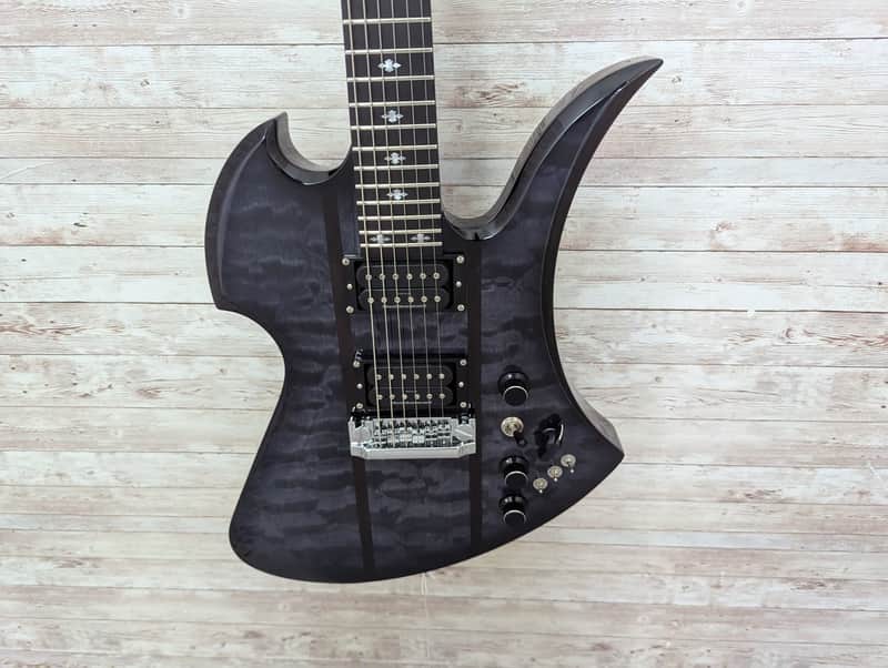 Used B.C. Rich Mockingbird Legacy STQ with Quad Bridge Trans Black image 1
