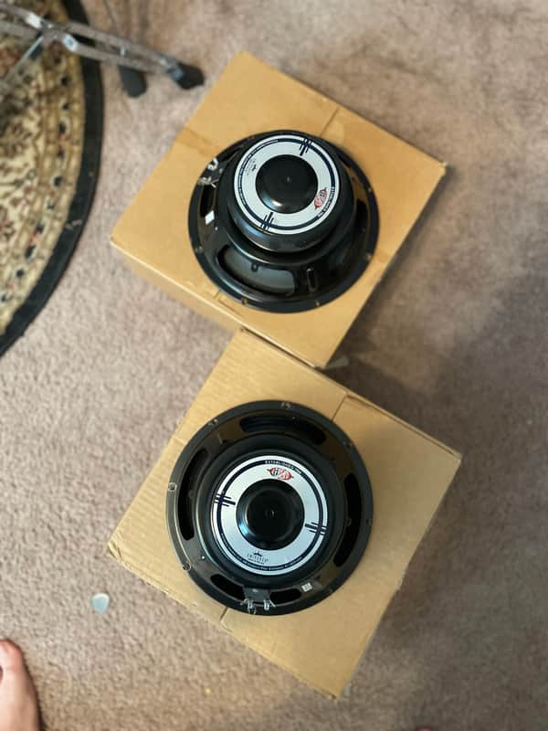 Eminence Legend BP102 10" 200w 8 Ohm Replacement Speaker 2010s - Black/Blue image 1