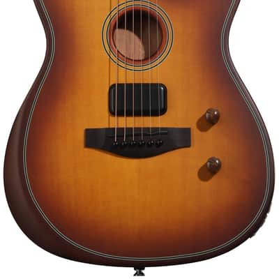 Fender Acoustasonic Standard Telecaster Acoustic-electric Guitar - Honey Burst image 1