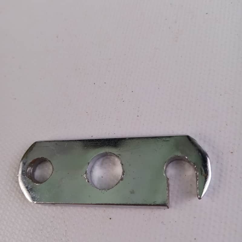 Rogers Hi-Hat Stand Washer Lock Plate Chrome Vintage 60s 3Hole like Muffler Part image 1