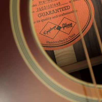 Epiphone Inspired by Gibson Custom Pre-War SJ-200 Rosewood Reissue | Vintage Sunburst image 8