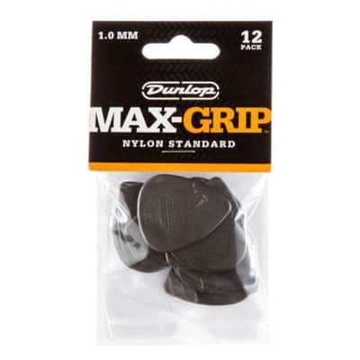 Dunlop Nylon Max Grip Plektren 1.00 Standard Player Set, 12 Stück - Set of Picks image 4
