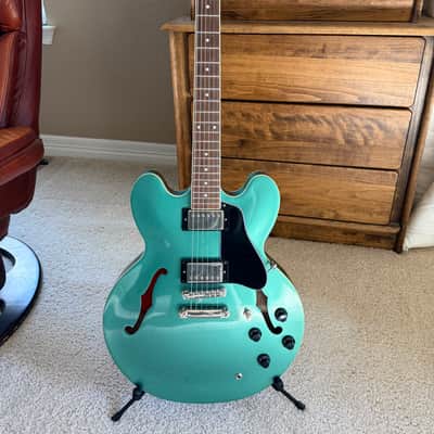 Epiphone ES-335 Traditional Pro Semi-Hollow Electric Guitar 2022 Inverness Green image 1