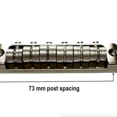 Bensonite Jazzmaster Bridge V2 - Brass - 9.5'' radius image 10