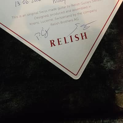 2016' Relish Bloody Mary (Swiss Made) - Alder Wood Core - Near Mint, 1-Owner Artist Gift from Relish Founders image 3