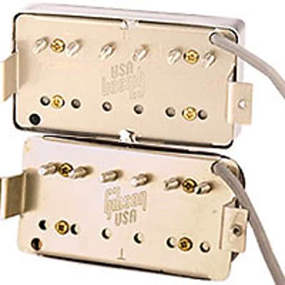 Gibson 490R 490T Chrome USA PAF Humbucker alnico Pickups Neck 8 Bridge 8.3 Ohms Les Paul SG Lucille image 2