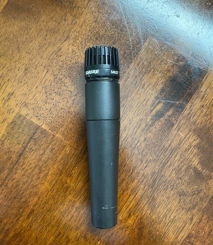 Shure SM57 Cardioid Dynamic Microphone 1984 - Present - Black image 1