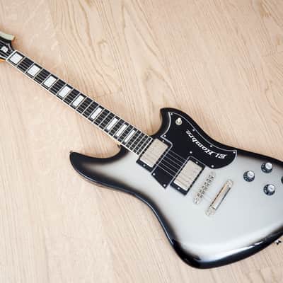 2015 Bilt El Hombre Deluxe Electric Guitar Silverburst Lollar Imperials Ebony Fretboard w/ohc image 11