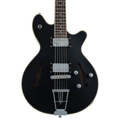 Eastwood JH 1200 Electric Guitar-Satin Black image 1