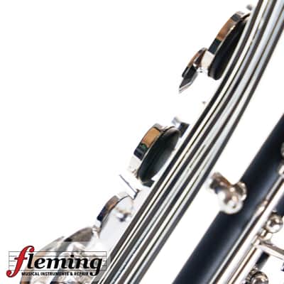Backun Q Series Professional Bass Clarinet to Low C - Grenadilla / Silver Plate Bild 22