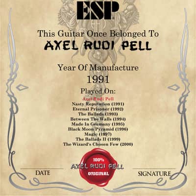 ESP Axel Rudi Pell Signature Modell image 14
