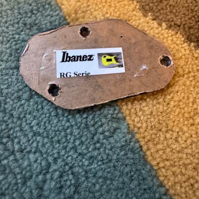 Ibanez RG-series Output Jack cavity backplate - Black image 1