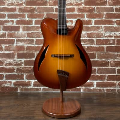 Tim Bram Sunburst Mahogany Tribute Archtop (Display Guitar/Never Previously Owned) Authorized Dealer image 2