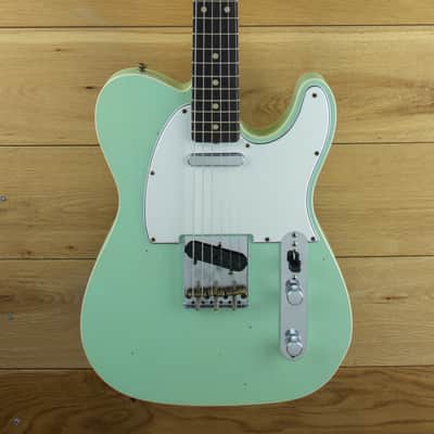 Fender Custom Shop 60 Tele Custom Journeyman Relic Super Faded Aged Surf Green R141289 image 3