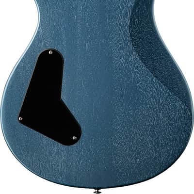 PRS SE CE 24 Standard Stoptail Satin Electric Guitar, Rosewood Fingerboard, Ice Blue Metallic image 3